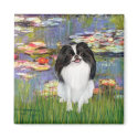 Lilies 2 - Japanese Chin 3 magnets
