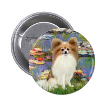 Lilies 2 - Papillon 4 Pinback Buttons
