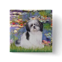Lilies #2 - Shih Tzu (A1) Buttons