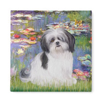 Lilies #2 - Shih Tzu (A1) Refrigerator Magnets