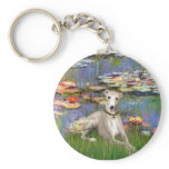 Lilies 2 - Whippet #2 Key Chains
