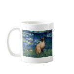 Lilies 5 - Seal Point Siamese cat mugs