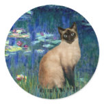 Lilies 5 - Seal Point Siamese cat stickers