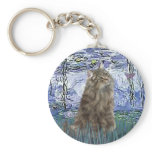 Lilies 6 - Norwegian Forest Cat keychains