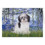 Lilies #6 - Shih Tzu (A1) cards