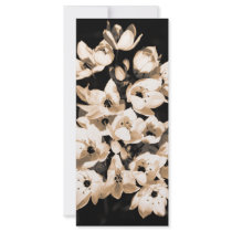 Lilies blooming customized rack card