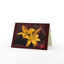 Lilies on Paisley Thinking of You