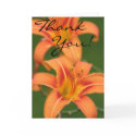 Lilies - Thank You! cards