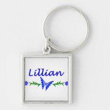 Lillian (Blue Butterfly) Keychains