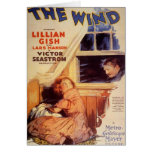 Lillian Gish The Wind movie poster Cards