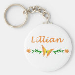Lillian (Orange Butterfly) Key Chain