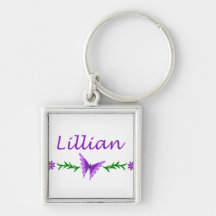 Lillian (Purple Butterfly) Keychains