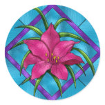 Lilly in Stained Glass stickers