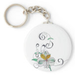 Lilly Scroll Keychain