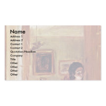 Lilving Room With The Artist'S Sister Business Card