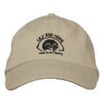Lily and Hope in Den - Dark embroidered hats