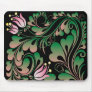 lily decorative design mouse pad