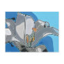 Lily digital art card post cards