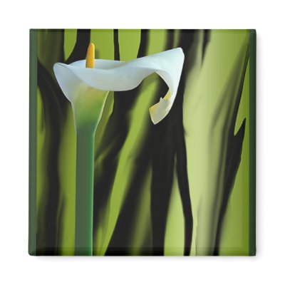 Lily Magnet by CherylDanielsart