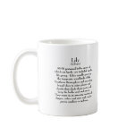 Lily Mug with info