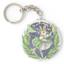 Lily of the Valley Keychain