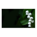 Lily of the Valley profile card business cards