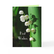 Lily of the Valley Wedding Best Wishes