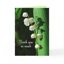 Lily of the Valley Wedding Thank You