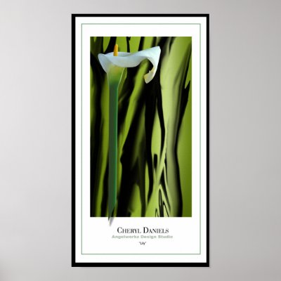 Lily Poster by CherylDanielsart