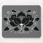 Lily Skull Motif mousepads