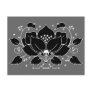Lily Skull Motif Post Cards