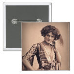 Lily Vintage Movie Star Button