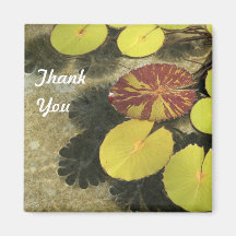 Lilypads Thank You Magnet