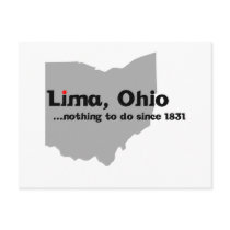 Lima, Ohio Postcard