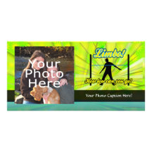 Limbo, Colourful Neon Party Photo Card