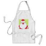 Lime and Red Santa aprons
