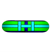 Lime Blue Skate Boards
