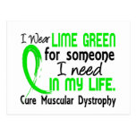 Lime For Someone I Need Muscular Dystrophy Post Card