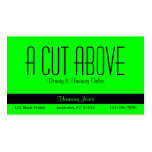 Lime Green Business Card