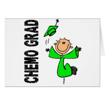 Lime Green CHEMO GRAD 1 (Non-Hodgkins Lymphoma) Card