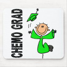 Lime Green CHEMO GRAD 1 (Non-Hodgkins Lymphoma) Mousepads