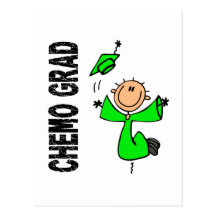 Lime Green CHEMO GRAD 1 (Non-Hodgkins Lymphoma) Postcards