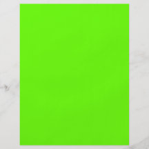 Lime Green Custom Flyer