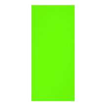Lime Green Customised Rack Card