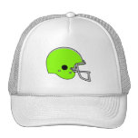 Lime Green Football Helmet Hat