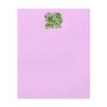 Lime Green Glass Snake. Vector Art. Custom flyers