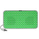 Lime Green Gothic Lace iPhone Speaker