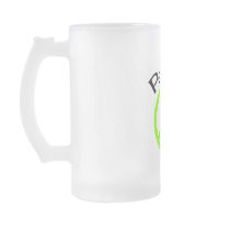 Lime Green Peace & Word Mug