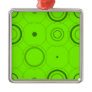 Lime, Green Retro Pop Squares Abstract Art
