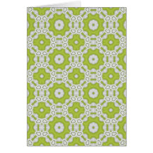 lime green tile card